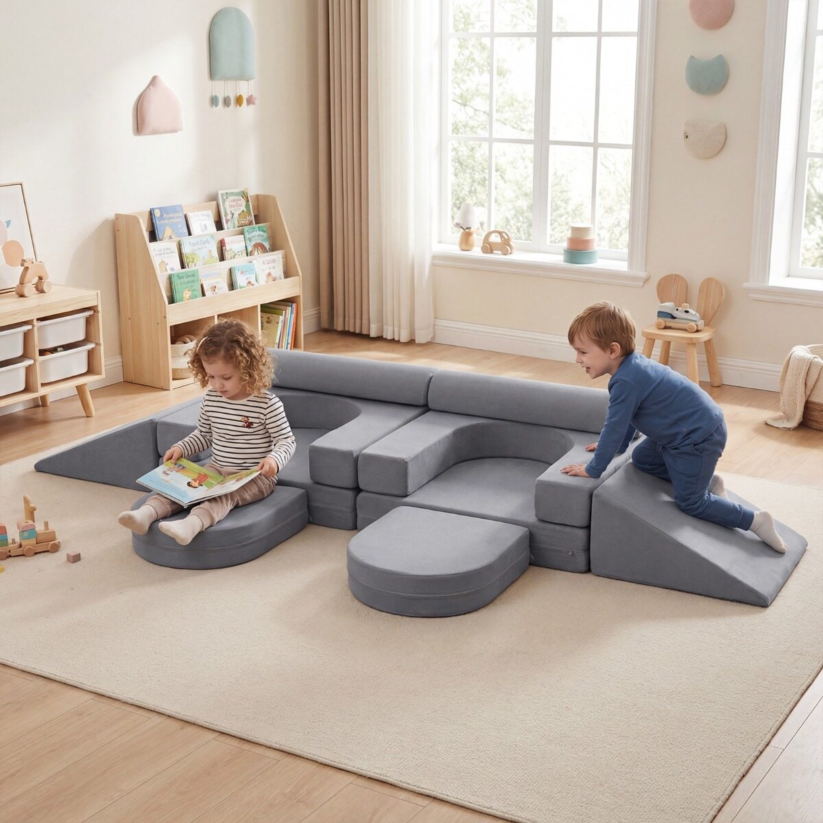 Set gioco in schiuma per bambini con blocchi componibili