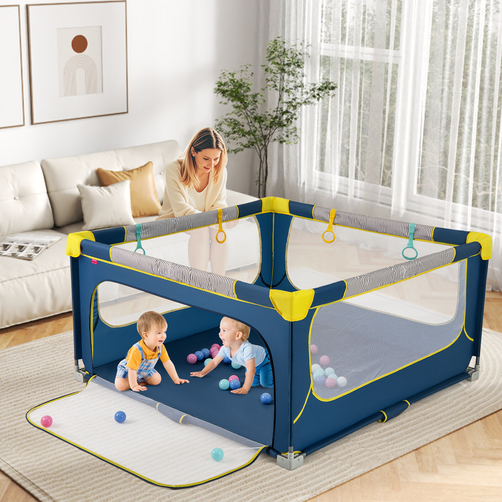 Immagine prodotto - Box per bambini con palline e accessori