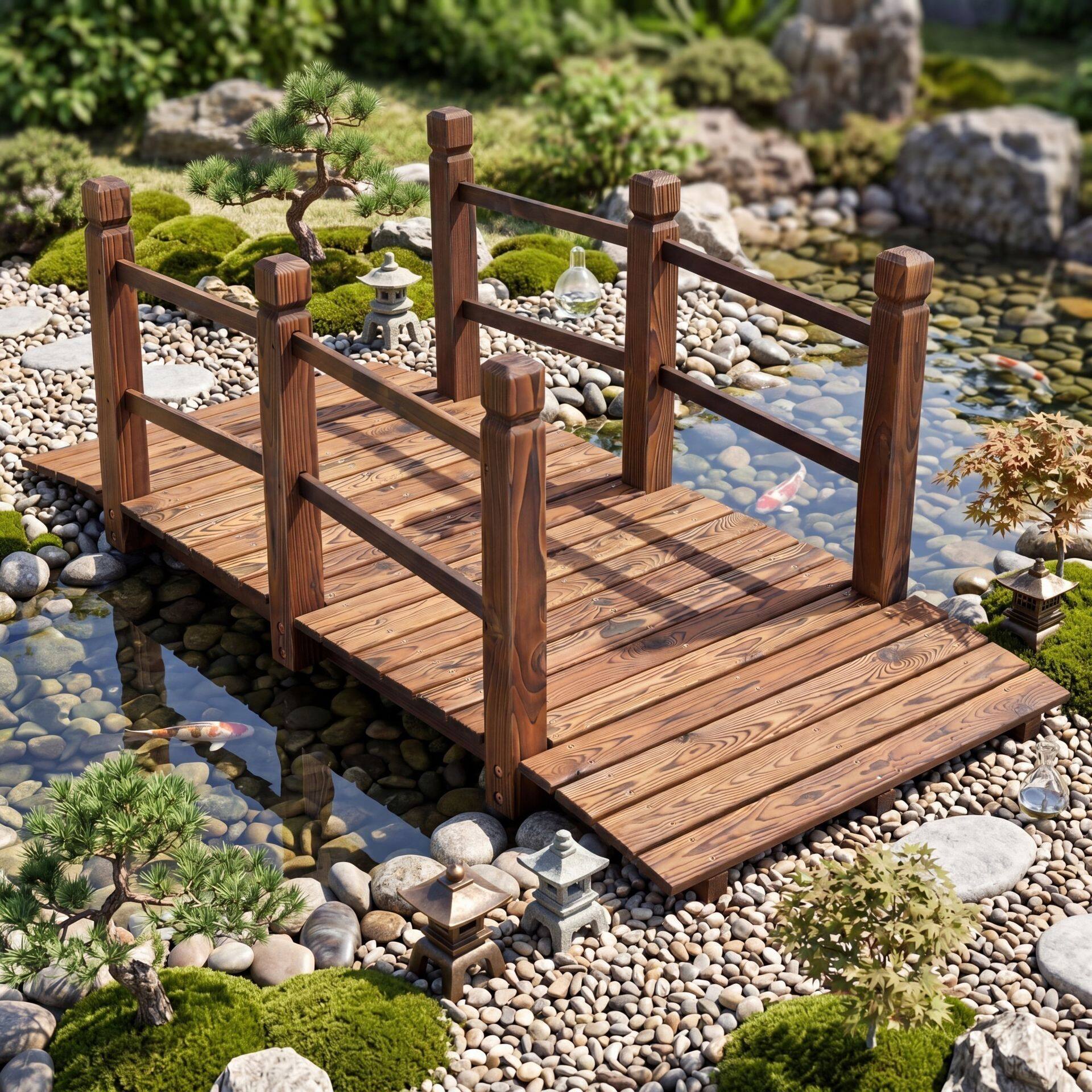 150 x 67 x 55 cm aiasild kandevõimega 180 kg Garden-Brown jaoks