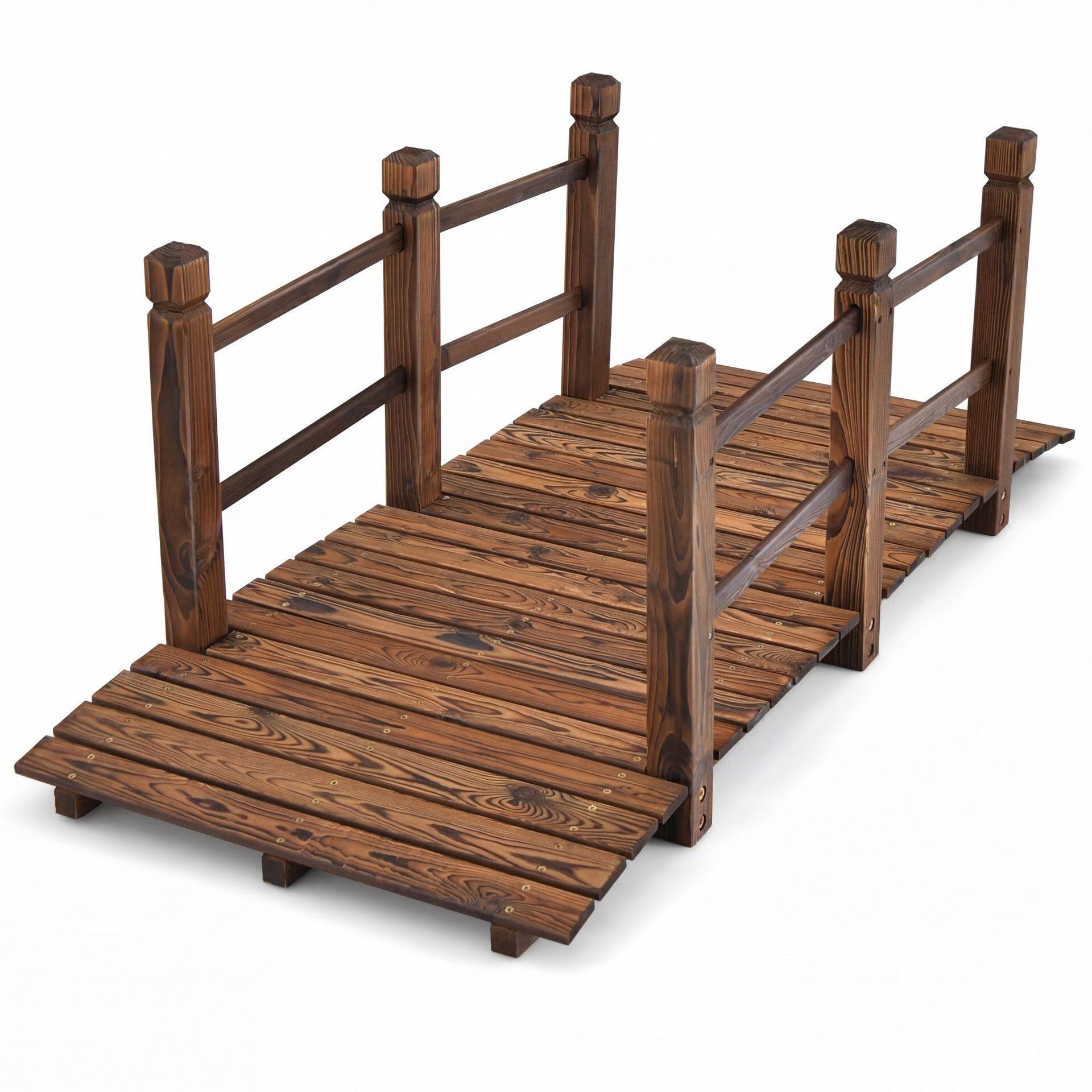 150 x 67 x 55 cm aiasild kandevõimega 180 kg Garden-Brown jaoks