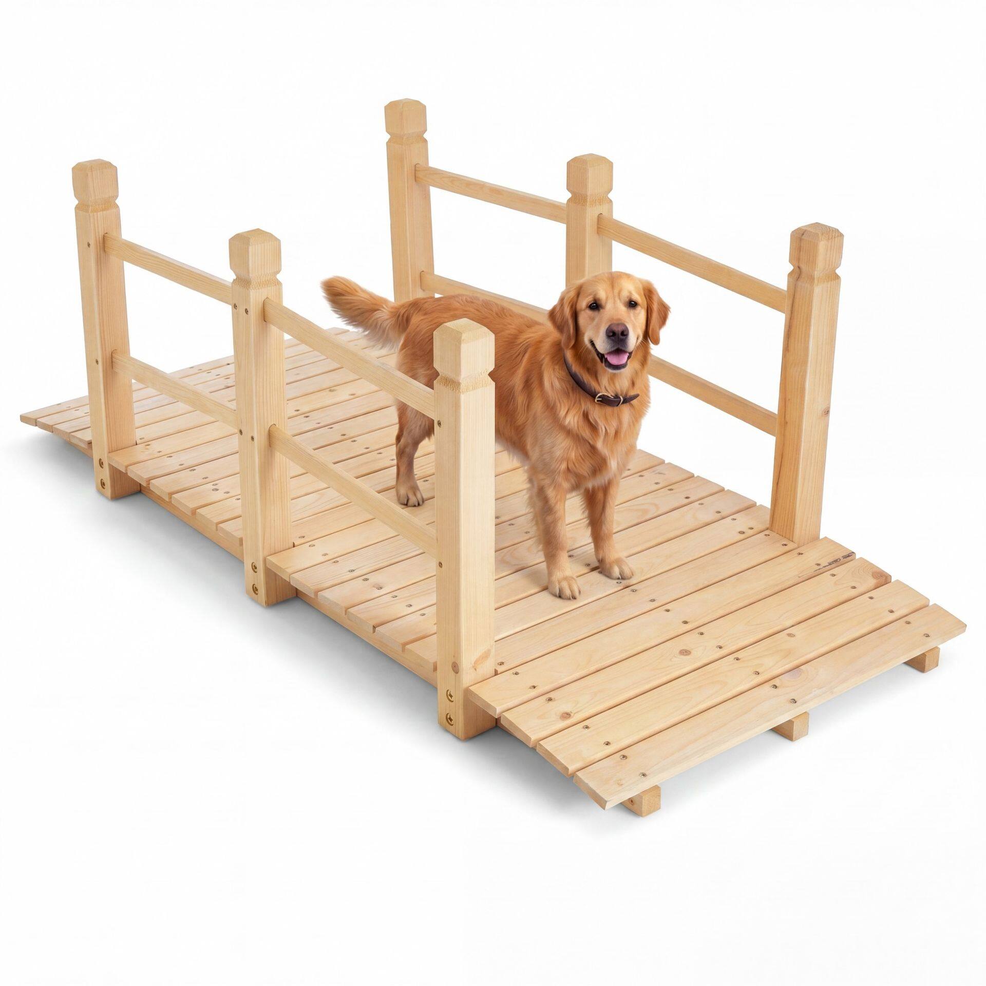 150 x 67 x 55 cm aiasild kandevõimega 180 kg aiale - looduslik