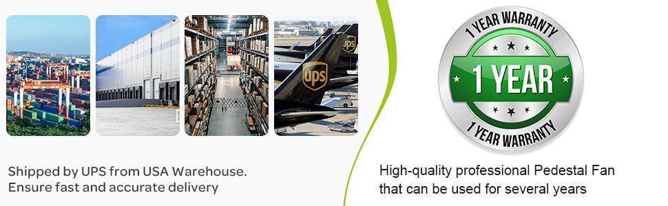 Pedestal Fan with 3 Speed