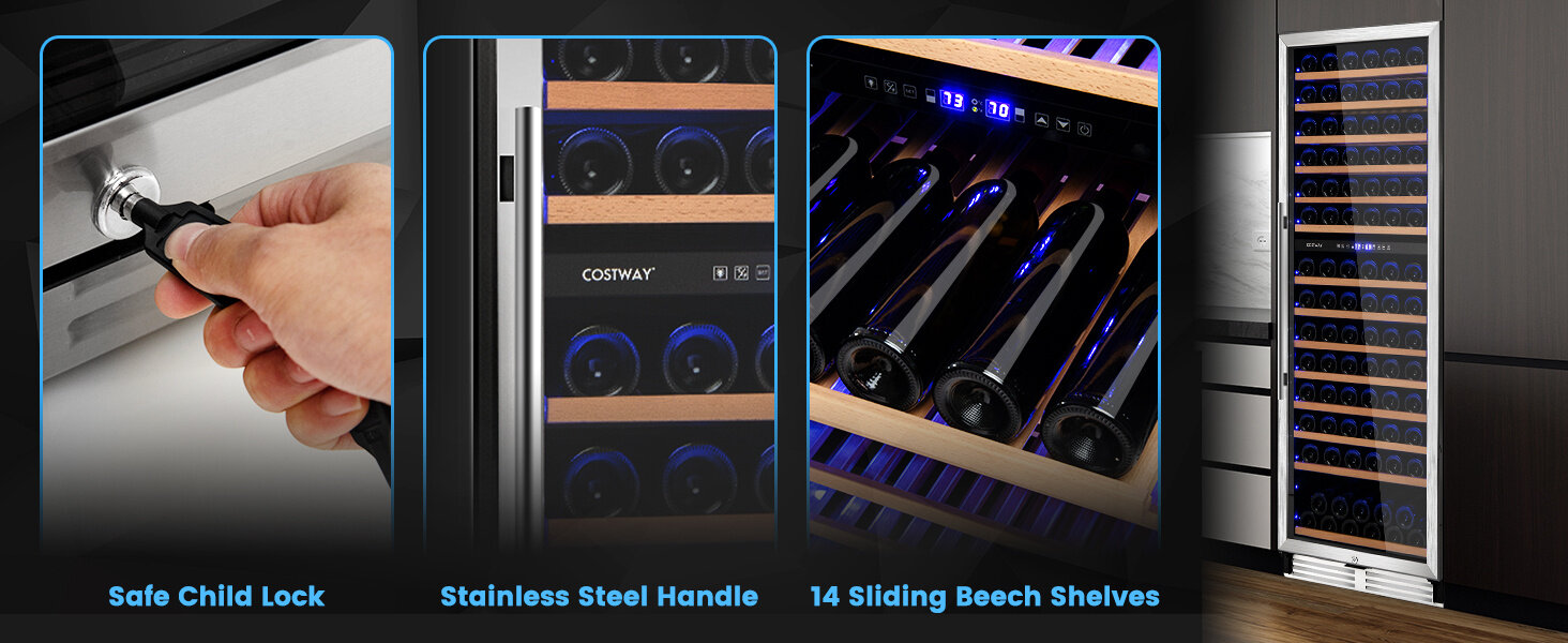 dual zone wine cooler