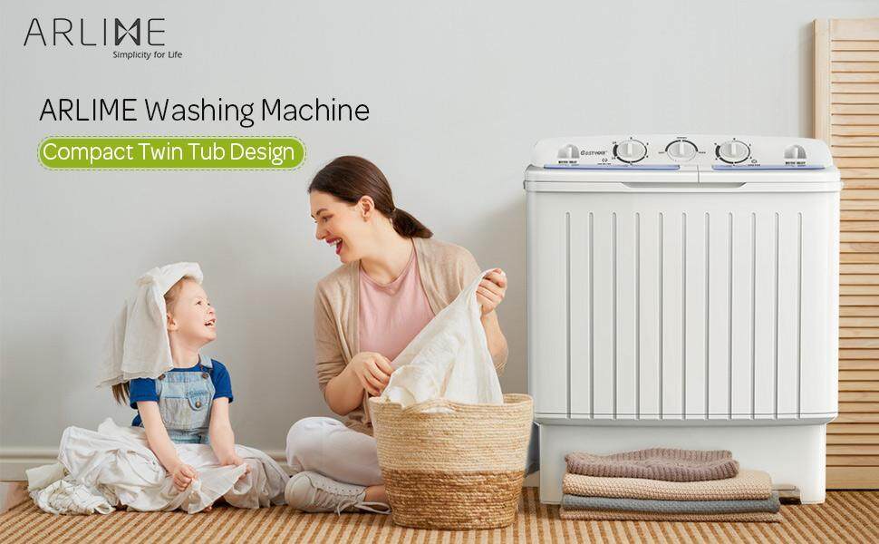 Portable Mini Twin Tub Washing Machine