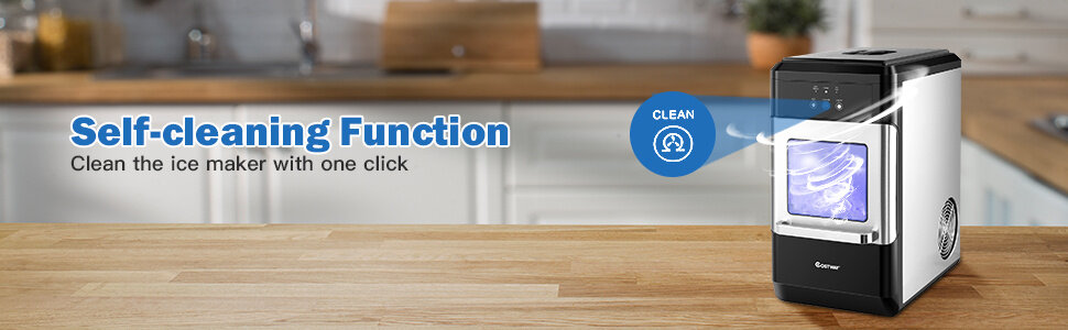 self-cleaning ice maker