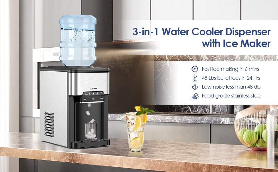 water cooler with ice maker