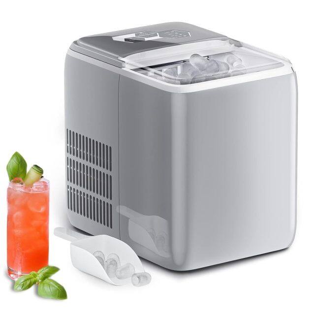ARLIME Portable Ice Maker Countertop with Ice Scoop and Basket