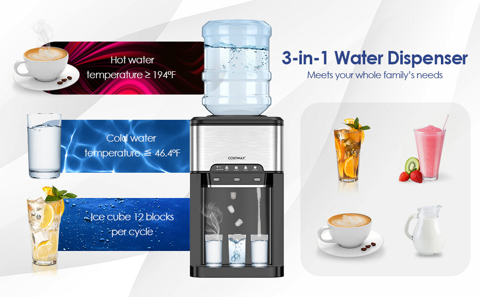 water cooler with ice maker