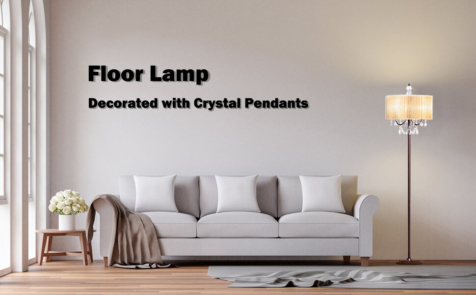 Crystal Floor Lamp