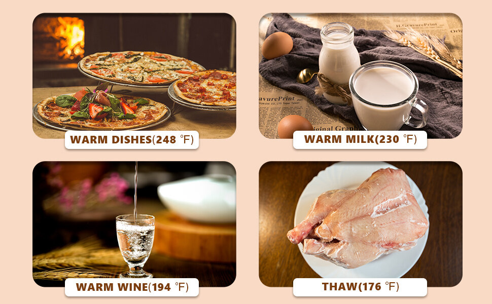 Keep Your Dishes Hot and Ready to Eat