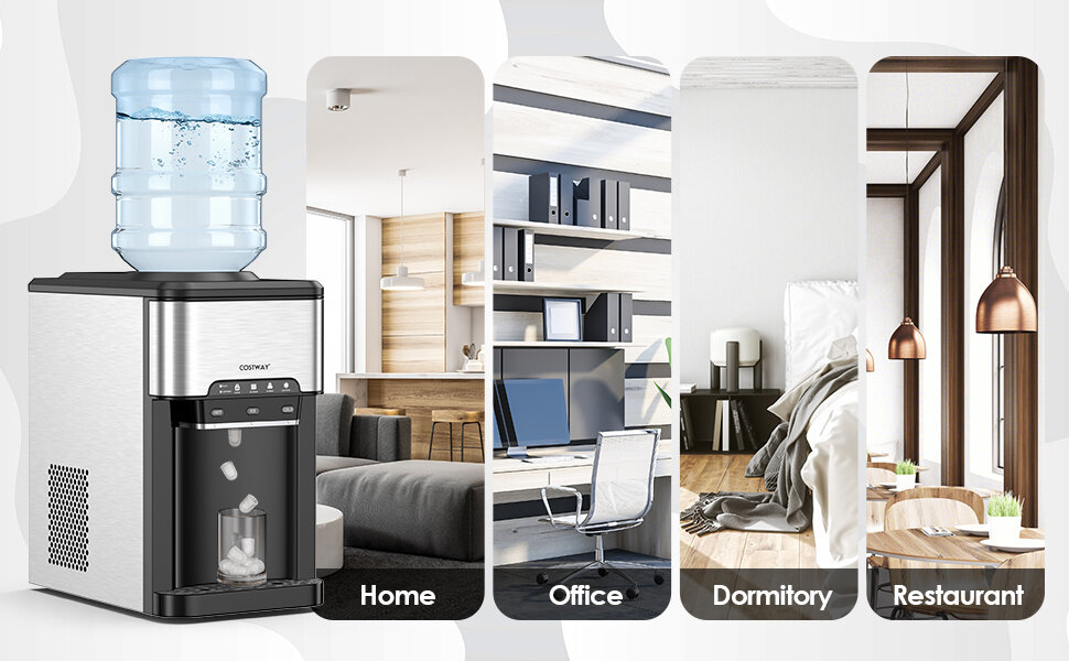 water cooler with ice maker