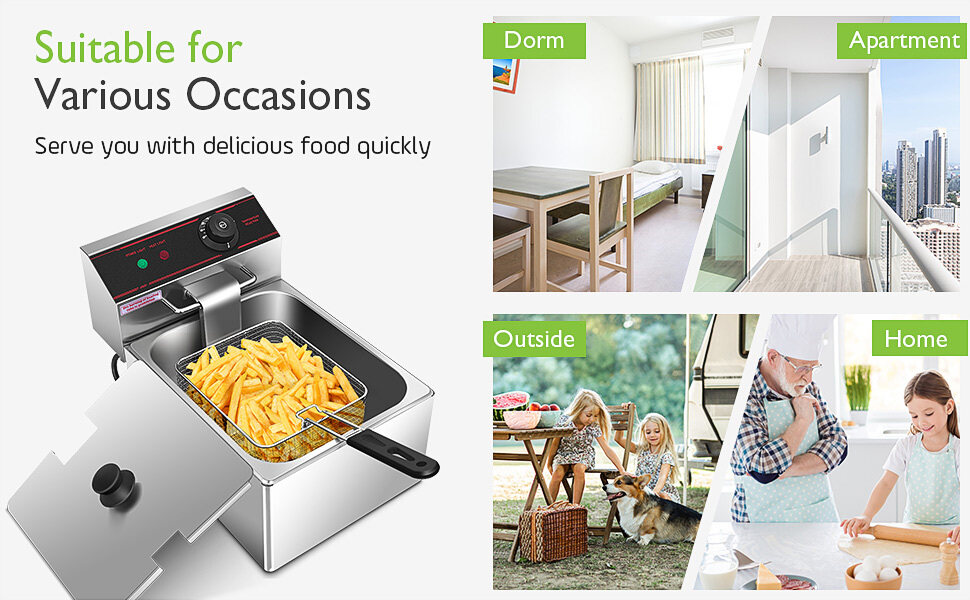 deep fryer with basket