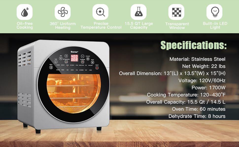 Air Fryer 15.5Qt