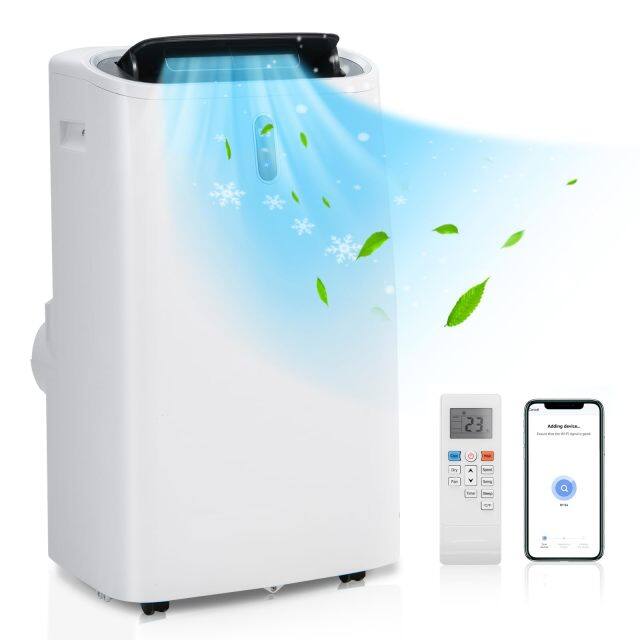 ARLIME 12000 BTU Portable Air Conditioner and Heater, 4-in-1 AC Unit with Dehumidifier, Heat, Cool, Fan