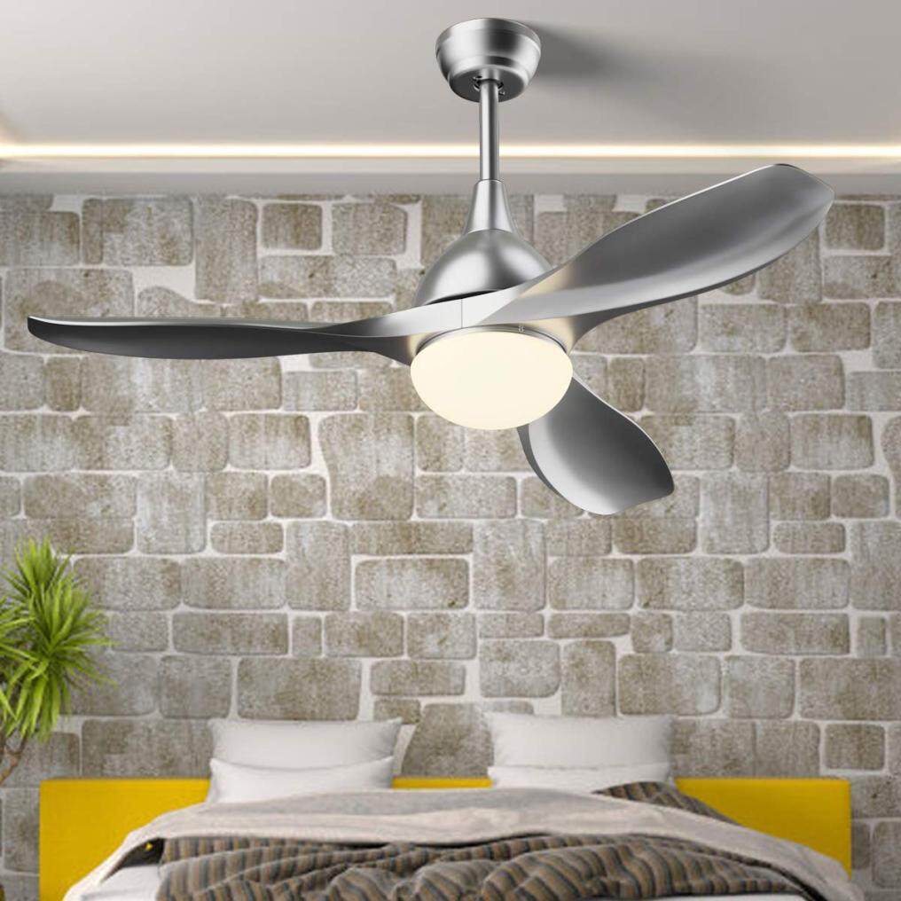 ARLIME Modern Ceiling Fan with Light, Indoor Low Profile LED Ceiling Fan with Remote Control