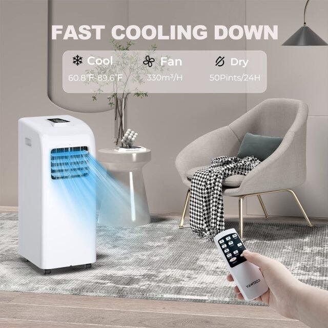 ARLIME Air Conditioner Portable 8,000 BTU, Quite Single Room AC Unit