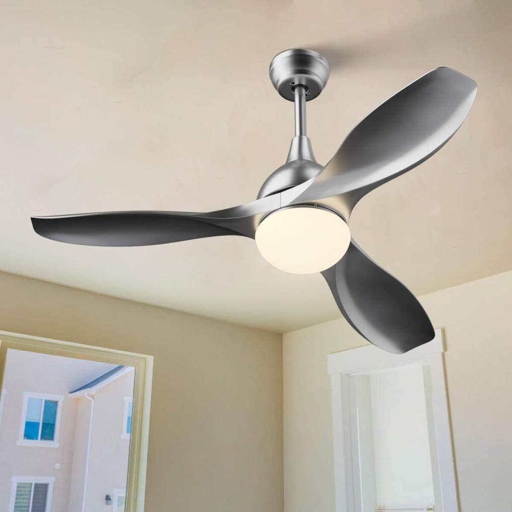 ARLIME Modern Ceiling Fan with Light, Indoor Low Profile LED Ceiling Fan with Remote Control