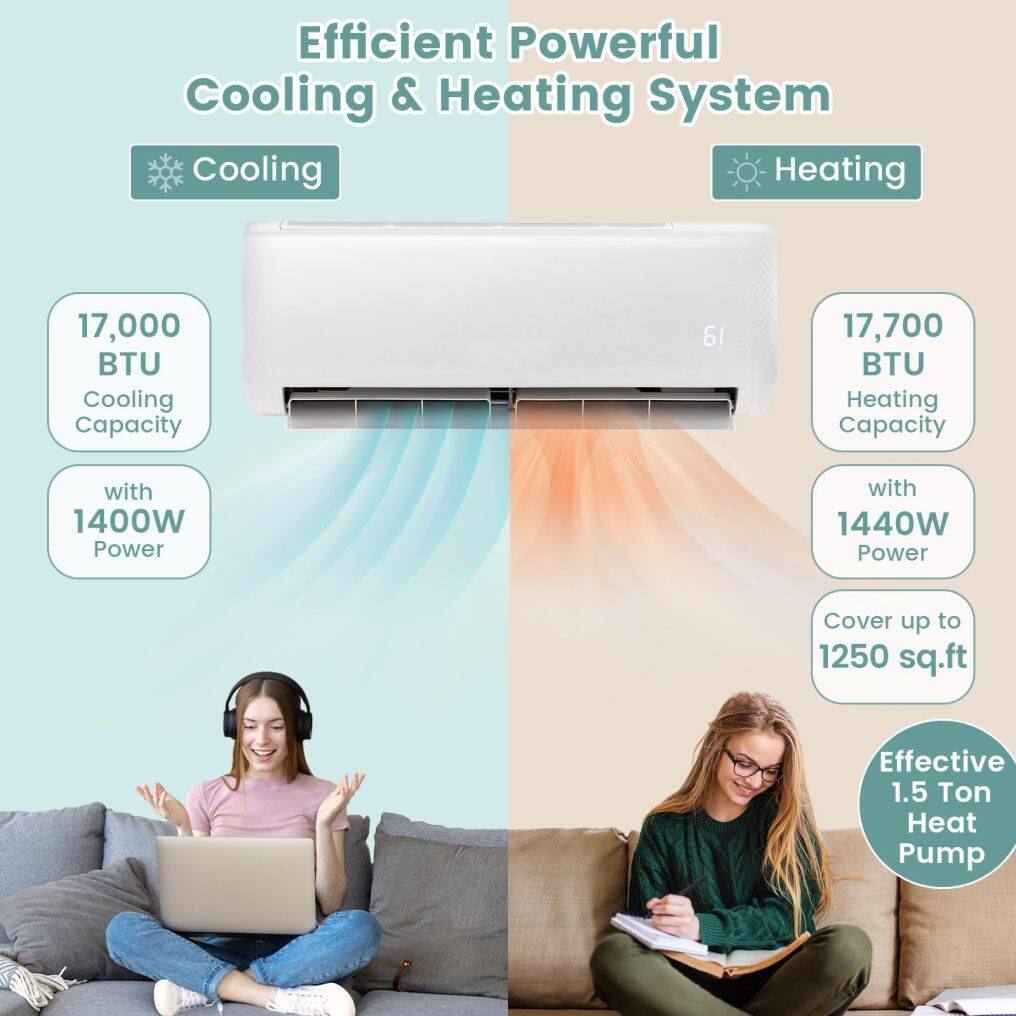 ARLIME Split Air Conditioner, Energy Efficient Air Conditioner with Remote Control
