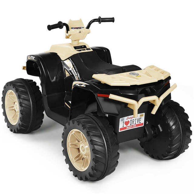 12V Kids Ride On ATV Quad 4-Wheeler Ride On Car Electric Vehicle with LED Lights & Music