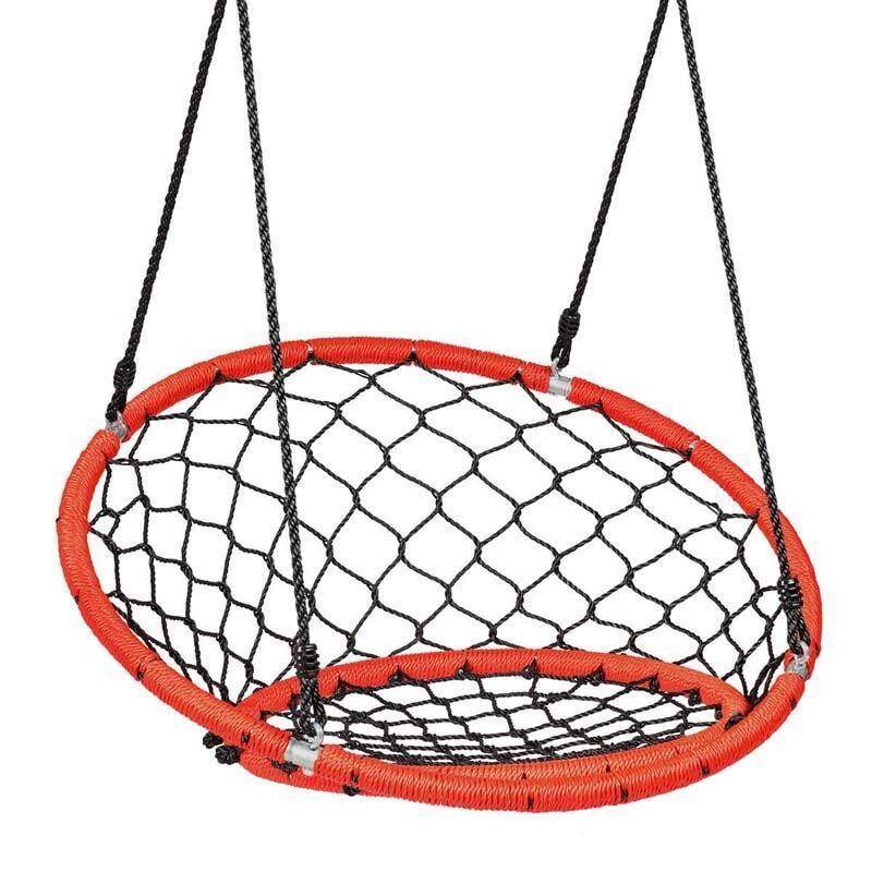 35.5" Kids Indoor Outdoor Round Circle Saucer Swing