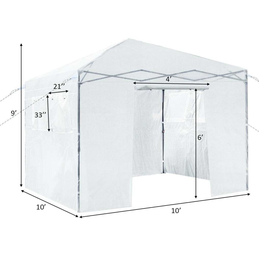 Outdoor Portable Mini Walk-in Garden Greenhouse
