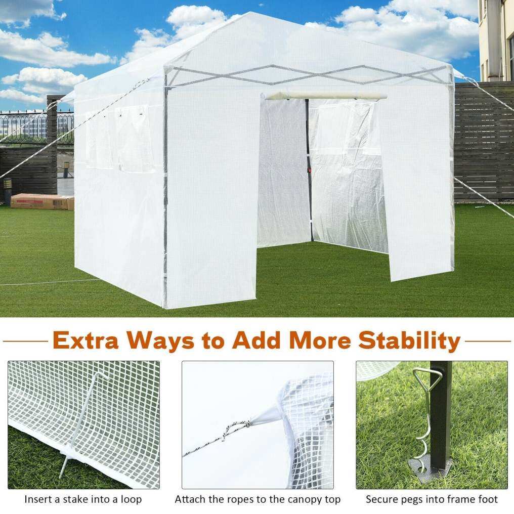 Outdoor Portable Mini Walk-in Garden Greenhouse