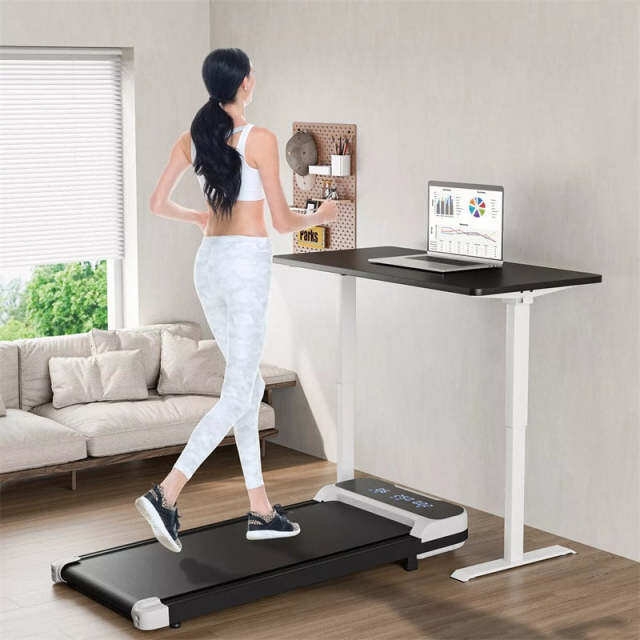 3-in-1 Walking Pad Under Desk Treadmill 2.5HP with Remote, LED Display & 3 Countdown Modes, Portable Compact Jogging Machine for Home/Office