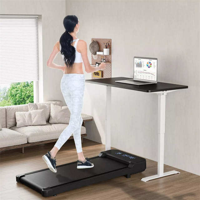 3-in-1 Walking Pad Under Desk Treadmill 2.5HP with Remote, LED Display & 3 Countdown Modes, Portable Compact Jogging Machine for Home/Office