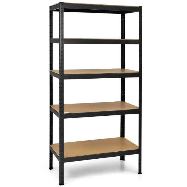5-Tier Heavy Duty Shelving Unit, 72" Adjustable Steel Storage Shelf Boltless Organizer Rack for Garage Warehouse Home Pantry, 2925LBS Capacity