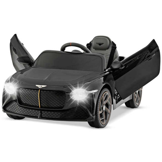 12V Kids Ride-on Car, Licensed Bentley Bacalar Electric Vehicle with Remote Control, LED Lights, Wireless Connection & Sound for 3+ Years Old