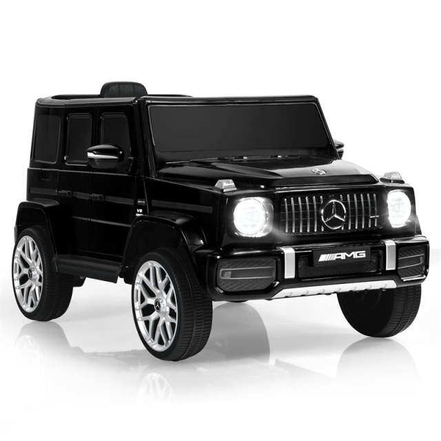 12V Kids Ride On Car, Licensed Mercedes-Benz G63 Electric Vehicle with Remote Control, Double Open Doors & Music, Battery Powered Ride On Toy