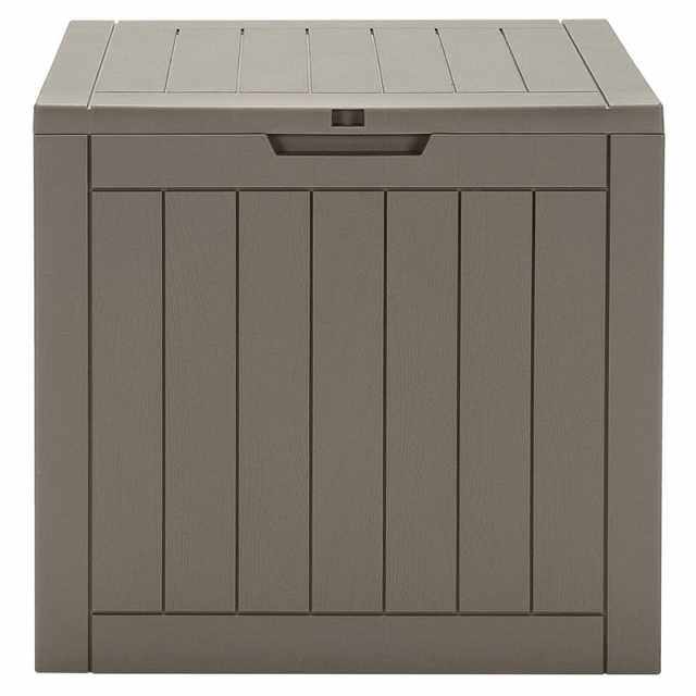 30 Gallon Deck Box Patio Storage Container Seating Outdoor Storage Cabinet with Lockable Lid for Garden Furniture Cushions
