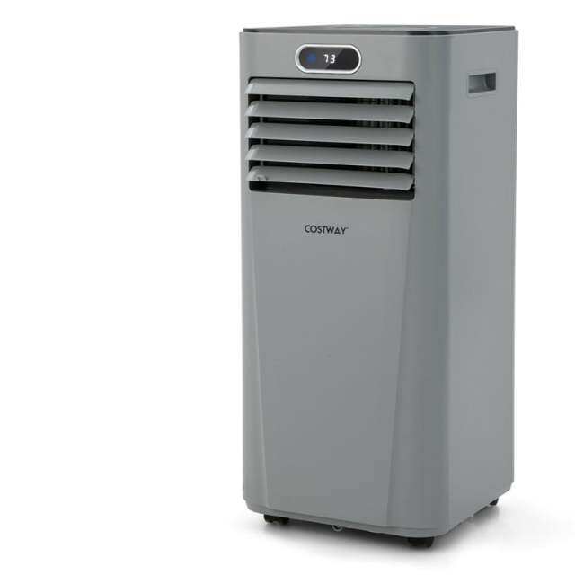 8000 BTU ASHRAE Portable Air Conditioner Cools 230 Sq. ft. 3-in-1 Air Cooler with Drying, Fan, Sleep Mode & Remote Control for Home Office