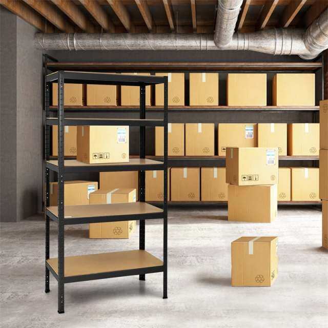 5-Tier Heavy Duty Shelving Unit, 72" Adjustable Steel Storage Shelf Boltless Organizer Rack for Garage Warehouse Home Pantry, 2925LBS Capacity