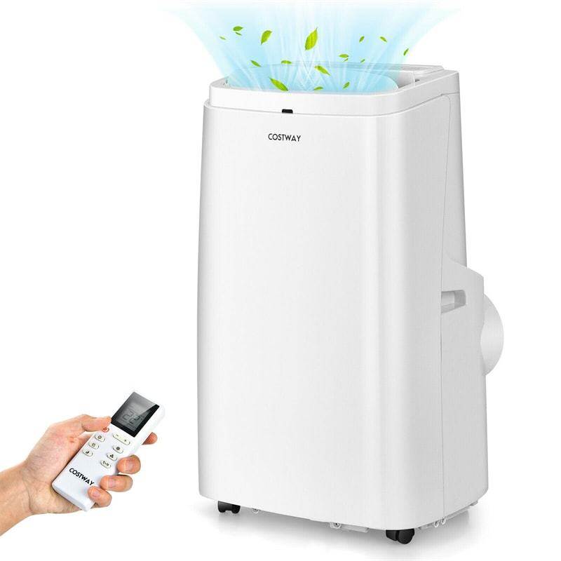 9000 BTU Portable Air Conditioner, 3-in-1 Quiet AC Unit with Fan & Dehumidifier, Remote Control for Rooms up to 350 sq.ft, Home Office, Bedroom