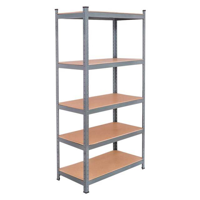 5-Tier Heavy Duty Shelving Unit, 72" Adjustable Steel Storage Shelf Boltless Organizer Rack for Garage Warehouse Home Pantry, 2925LBS Capacity