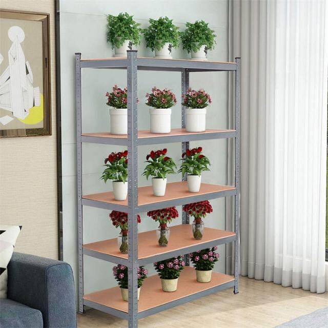 5-Tier Heavy Duty Shelving Unit, 72" Adjustable Steel Storage Shelf Boltless Organizer Rack for Garage Warehouse Home Pantry, 2925LBS Capacity