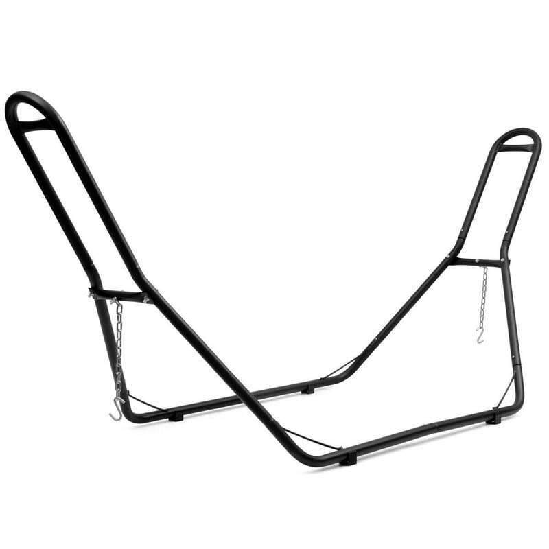 Steel Hammock Stand Universal 2 Person Heavy Duty Hammock Frame Adjustable Multi-Use Hammock Stand Fit 9-13FT Hammock