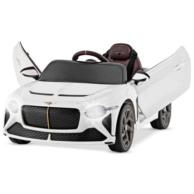 12V Kids Ride-on Car, Licensed Bentley Bacalar Electric Vehicle with Remote Control, LED Lights, Wireless Connection & Sound for 3+ Years Old