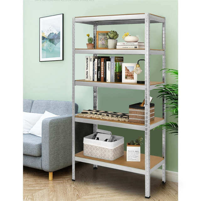 5-Tier Heavy Duty Shelving Unit, 72" Adjustable Steel Storage Shelf Boltless Organizer Rack for Garage Warehouse Home Pantry, 2925LBS Capacity