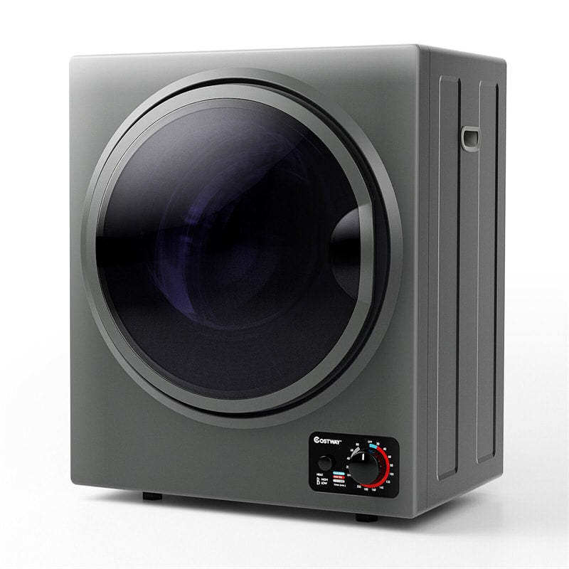 Portable Clothes Dryer, Compact 110V Electric Dryer with 4 Automatic Drying Mode & Stainless Steel Tub, Small Laundry Dryer for Apartment Dorm
