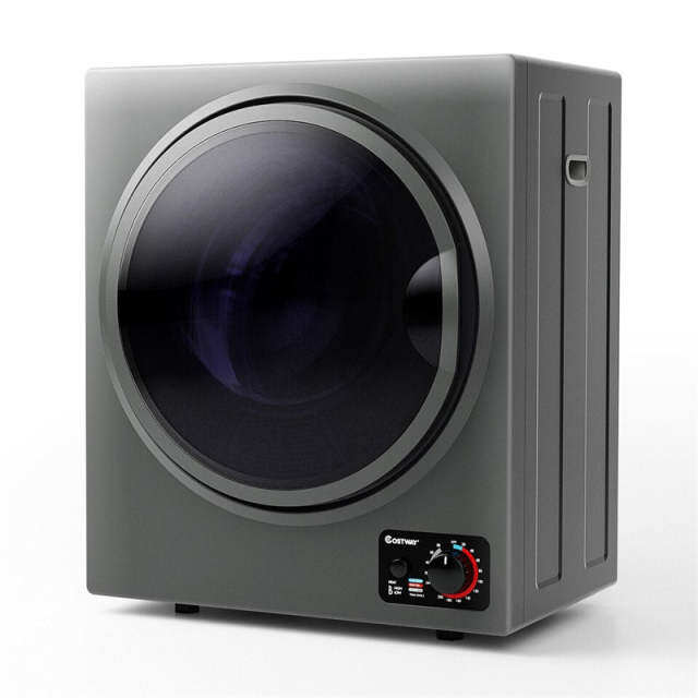 Portable Clothes Dryer, Compact 110V Electric Dryer with 4 Automatic Drying Mode & Stainless Steel Tub, Small Laundry Dryer for Apartment Dorm