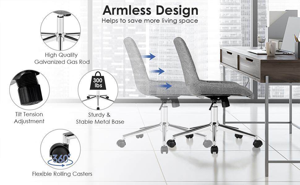 Armless Leisure Chair