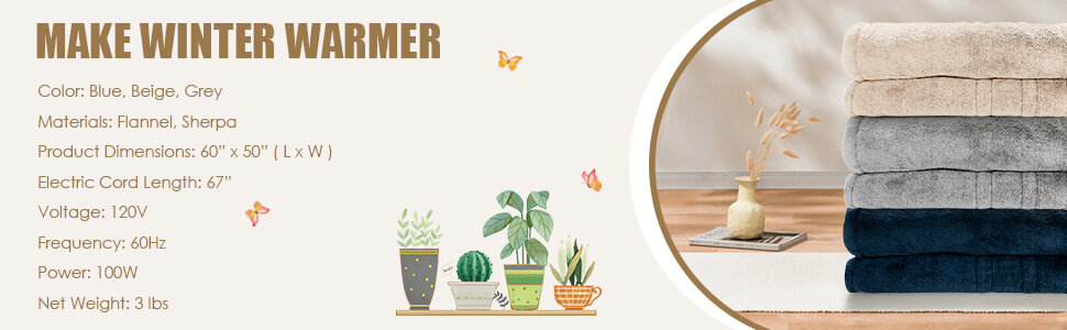 Electric Heated Blanket