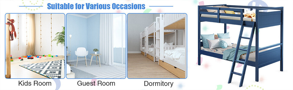 Twin Over Twin Bunk Bed