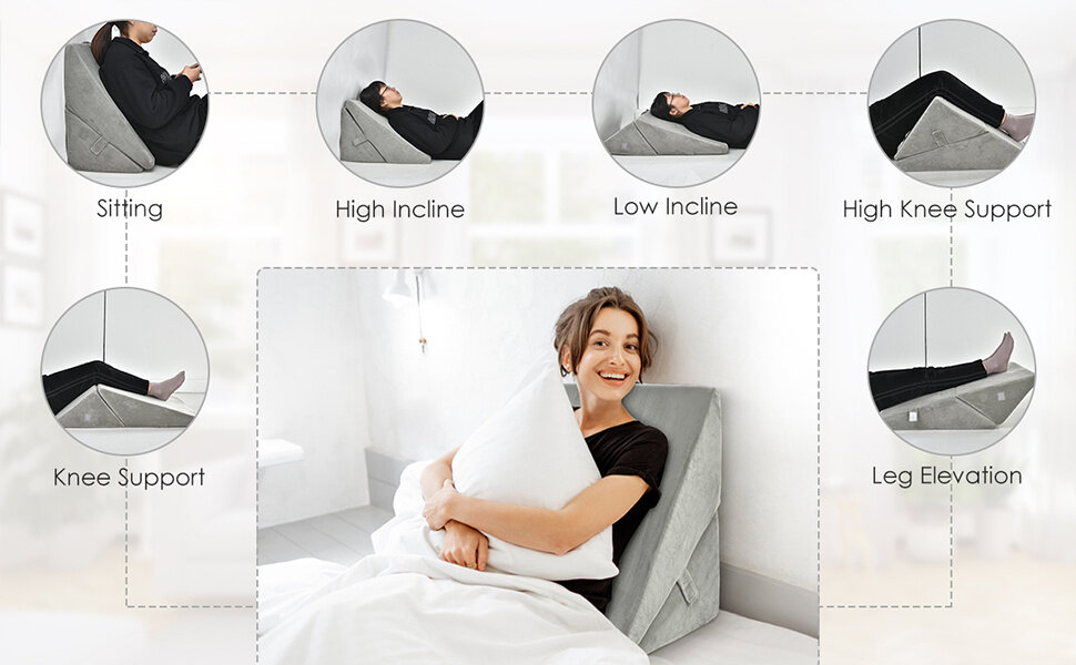 KOMFOTT wedge pillow for back pain