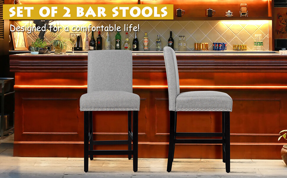Bar Stools Set of 2