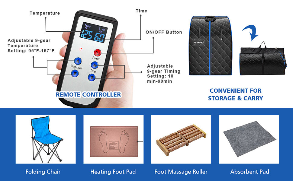 Portable Sauna Infrared Personal Home Spa