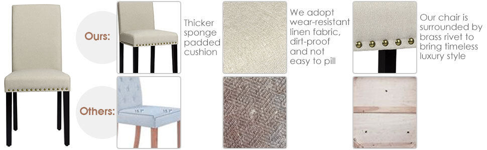 set of 4 dining chairs