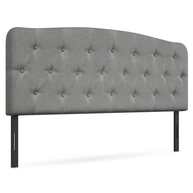 KOMFOTT Upholstered Headboard, Adjustable Height from 38" to 53" Platform, Full Size